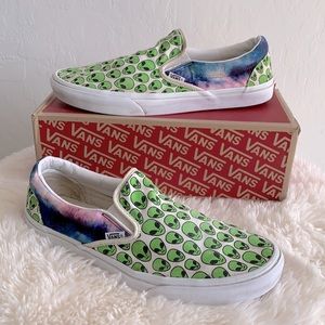 👽👽VANS Alien Galactic Canvas Slip On Sneakers Shoes Men’s 12